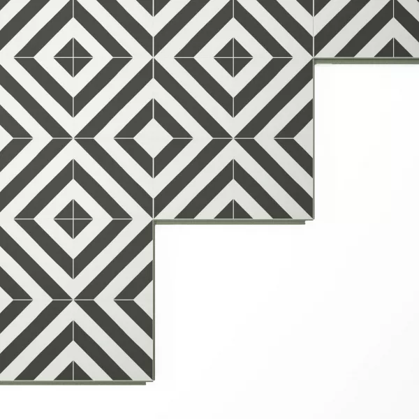 Suelos laminados Black & White Pattern Tile