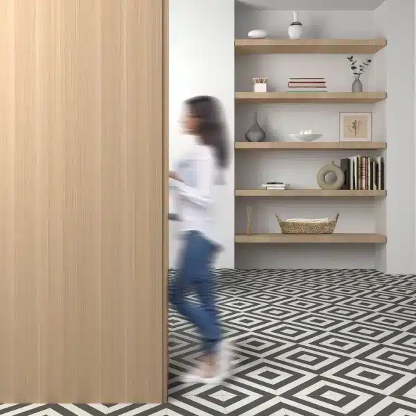 Suelos laminados Black & White Pattern Tile