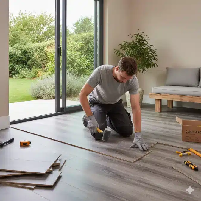 Qué suelo poner en una terraza interior que puedas instalar tú mismo